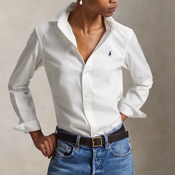 Polo Ralph Lauren Tops - Polo Ralph Lauren White Button Down Shirt